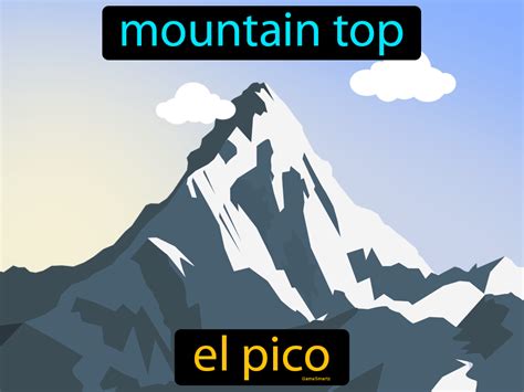 pico definition spanish